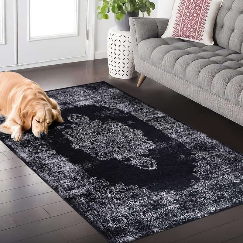 Washable Area Rugs for Living Room Traditional Flatweave