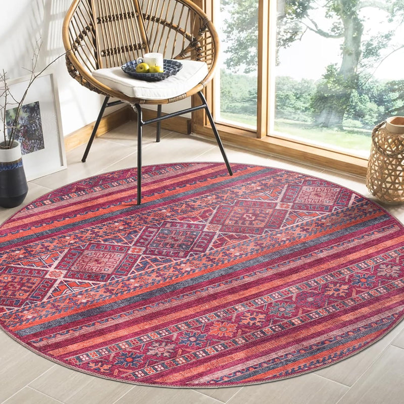 Washable Area Rugs for Living Room Traditional Carpet
