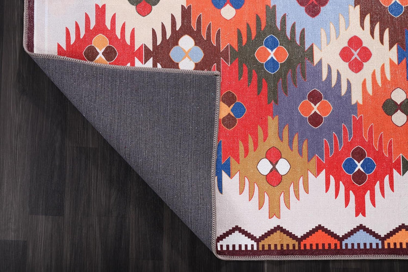 Washable Area Rugs for Living Room Traditional Carpet