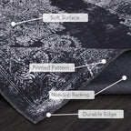 Washable Area Rugs for Living Room Traditional Flatweave