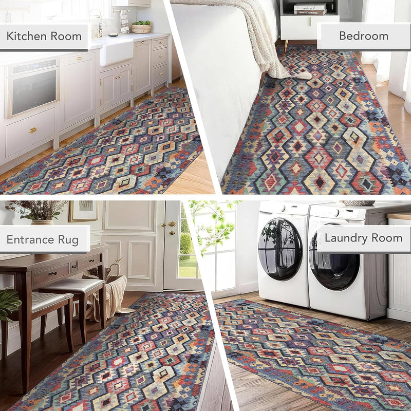 Washable Area Rugs for Living Room Traditional Flatweave