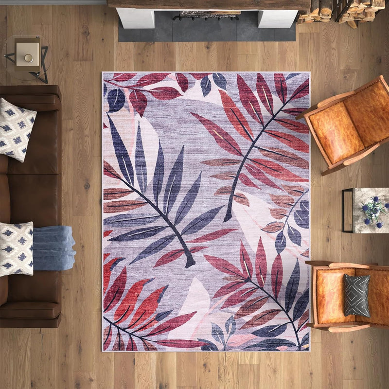 Washable Area Rugs for Living Room Traditional Carpet