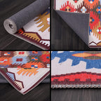 Washable Area Rugs for Living Room Traditional Flatweave
