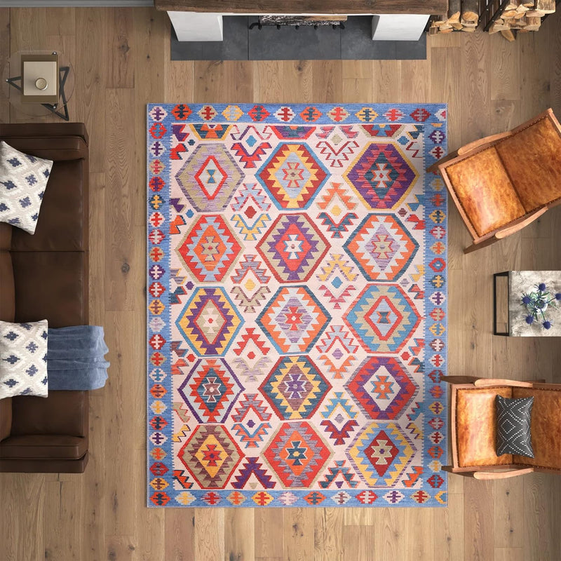 Washable Area Rugs for Living Room Traditional Carpet