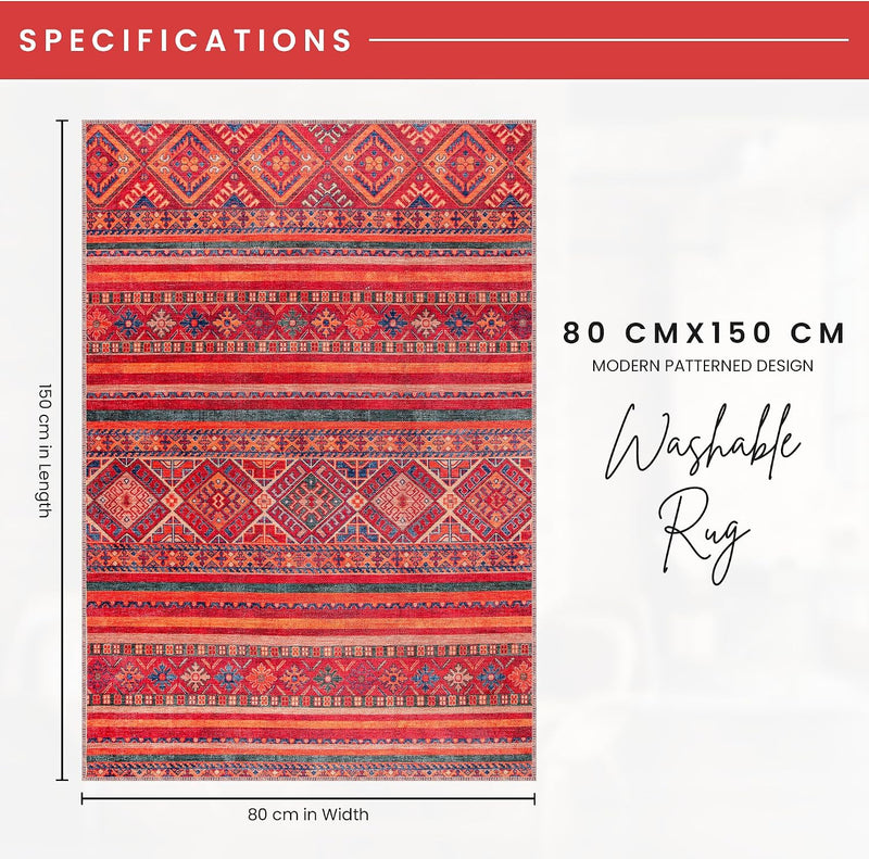 Washable Area Rugs for Living Room Traditional Flatweave
