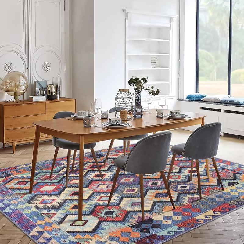 Washable Area Rugs for Living Room Traditional Flatweave