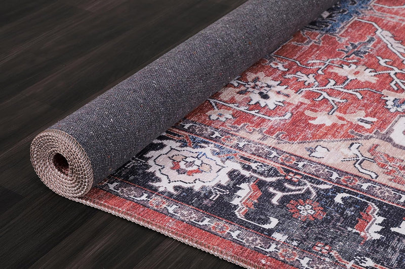 Washable Area Rugs for Living Room Traditional Carpet
