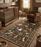 Washable Cat Area Rug Low Pile