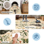 Washable Cat Area Rug Low Pile