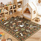 Washable Cat Area Rug Low Pile