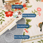 Washable Cat Area Rug Low Pile