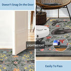 Washable Cat Area Rug Low Pile