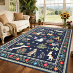 Washable Cat Area Rug Low Pile