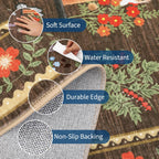 Washable Cat Area Rug Low Pile