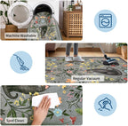 Washable Cat Area Rug Low Pile
