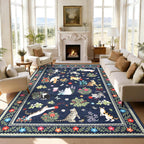 Washable Cat Area Rug Low Pile