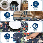Washable Cat Area Rug Low Pile