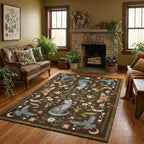 Washable Cat Area Rug Low Pile