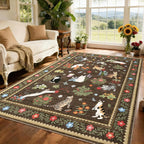 Washable Cat Area Rug Low Pile