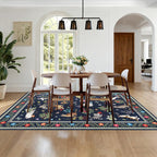 Washable Cat Area Rug Low Pile