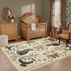 Washable Cat Area Rug Low Pile