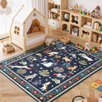 Washable Cat Area Rug Low Pile