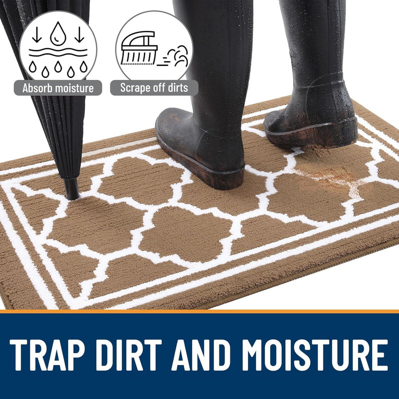 Soft Absorbent Door Mat Dirt Trapper Doormats