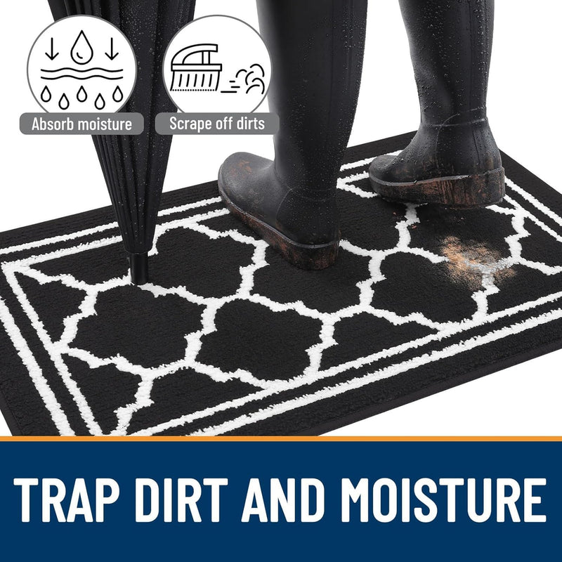 Soft Absorbent Door Mat Dirt Trapper Doormats
