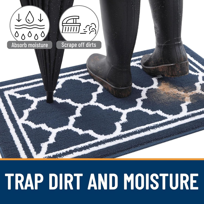 Soft Absorbent Door Mat Dirt Trapper Doormats