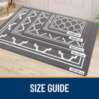 Soft Absorbent Door Mat Dirt Trapper Doormats
