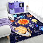 Washable Kids Rug for Playroom City Life