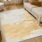Washable Large Modern Abstract Area Rug Living Room