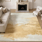 Washable Large Modern Abstract Area Rug Living Room