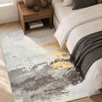 Washable Large Modern Abstract Area Rug Living Room