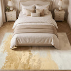 Washable Large Modern Abstract Area Rug Living Room