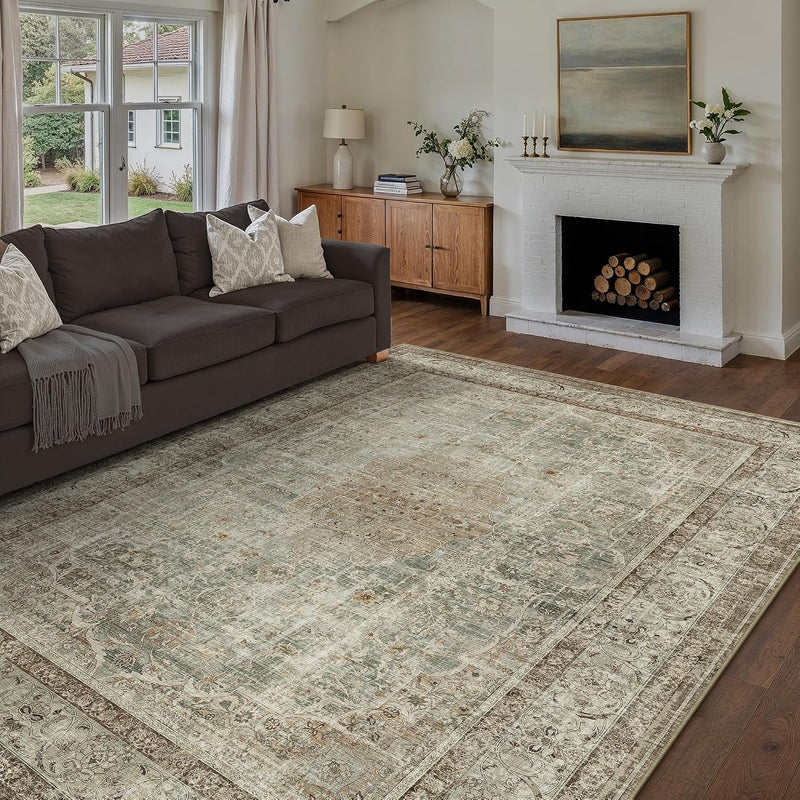 Rugs Living Room Large Machine Washable