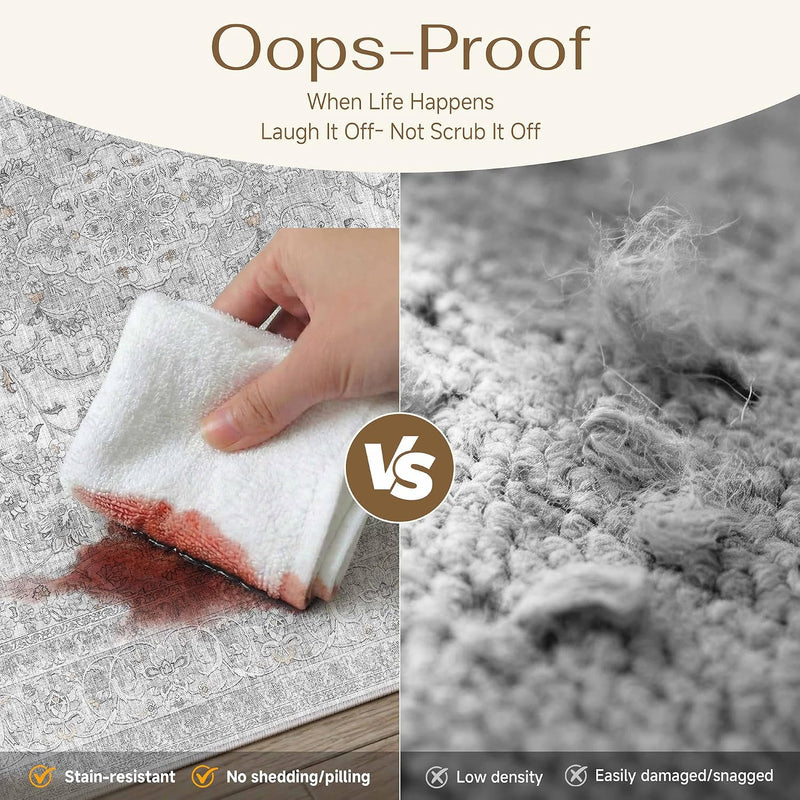 Rugs Living Room Large Machine Washable