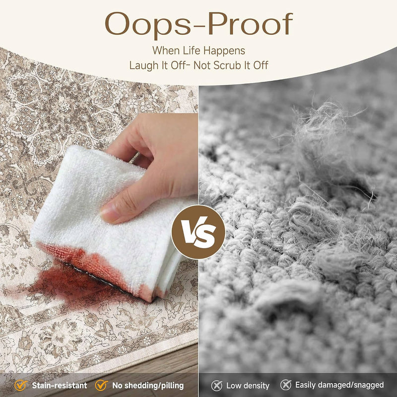 Rugs Living Room Large Machine Washable