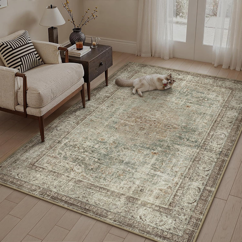 Rugs Living Room Large Machine Washable