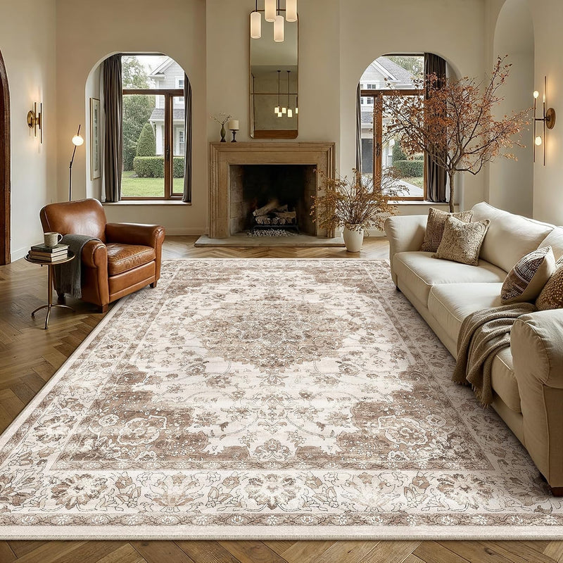 Rugs Living Room Large Machine Washable