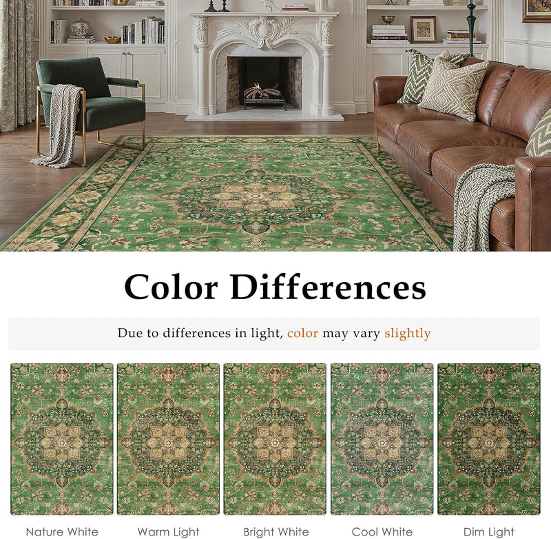 Rugs Living Room Large Machine Washable