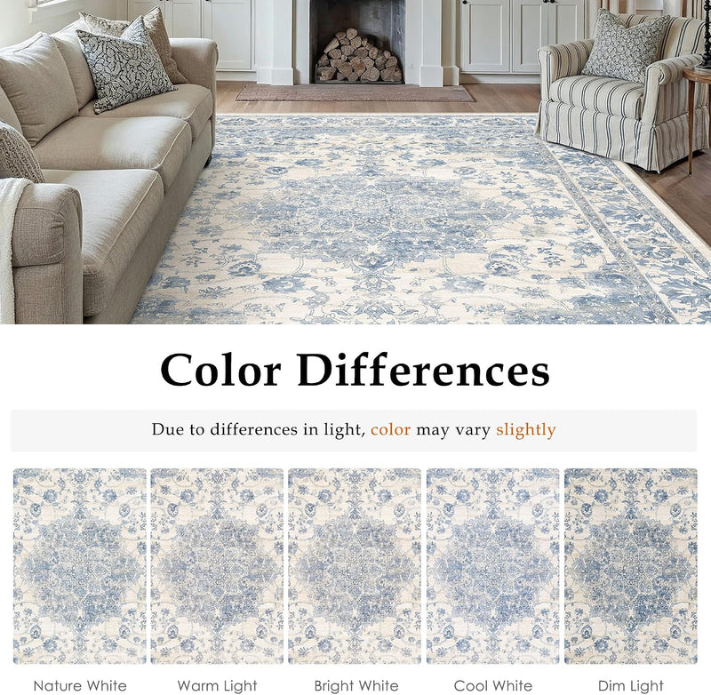 Rugs Living Room Large Machine Washable
