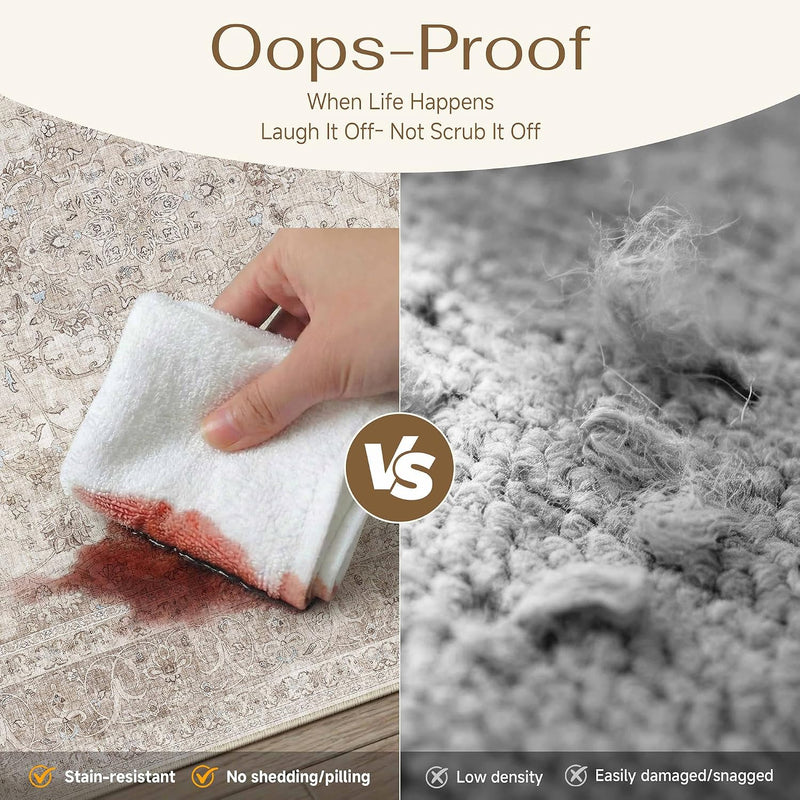 Rugs Living Room Large Machine Washable