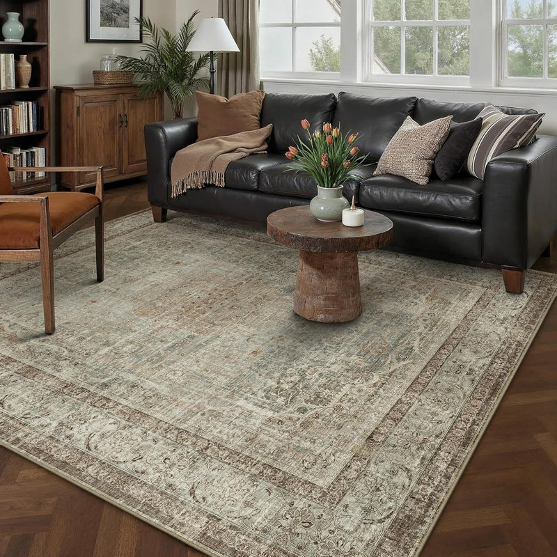 Rugs Living Room Large Machine Washable