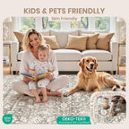 Washable Large Rugs for Living Room