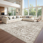 Washable Large Rugs for Living Room