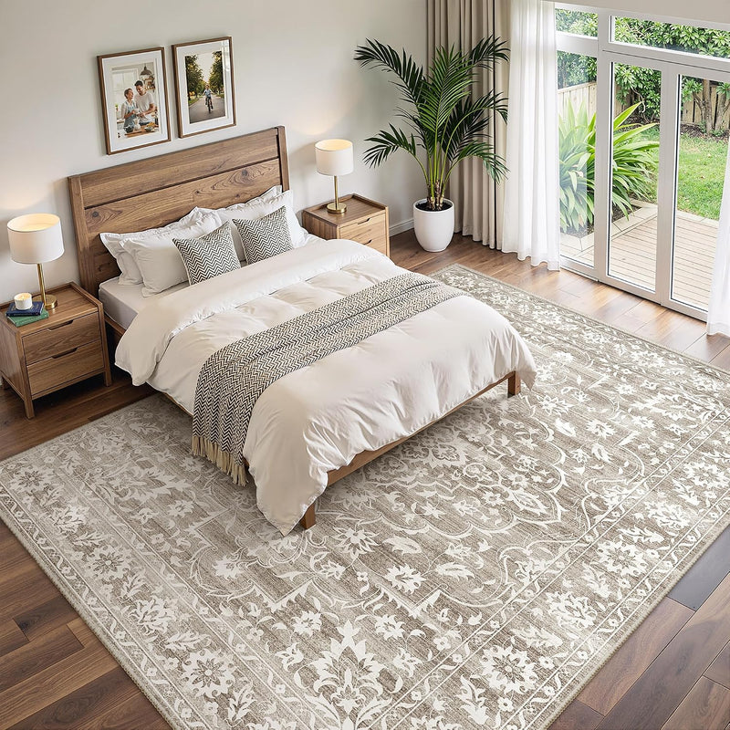 Washable Large Rugs for Living Room