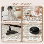 Washable Large Rugs for Living Room