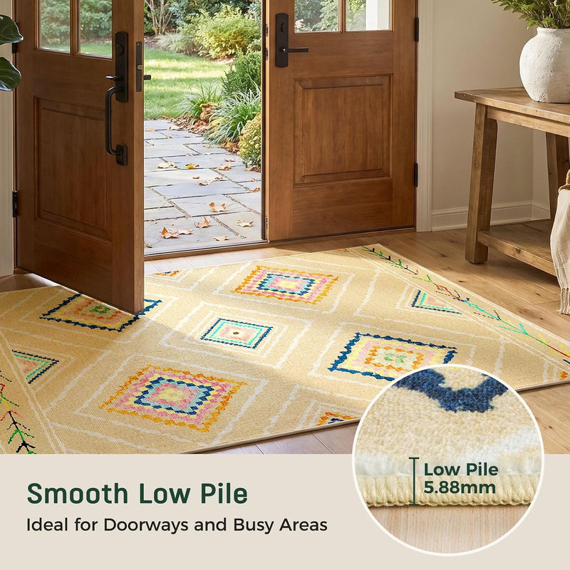 Washable Large Rugs Living Room Non-Slip