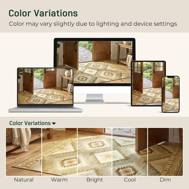 Washable Large Rugs Living Room Non-Slip